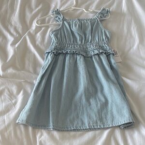 Old Navy Light Blue Ruffle Dress